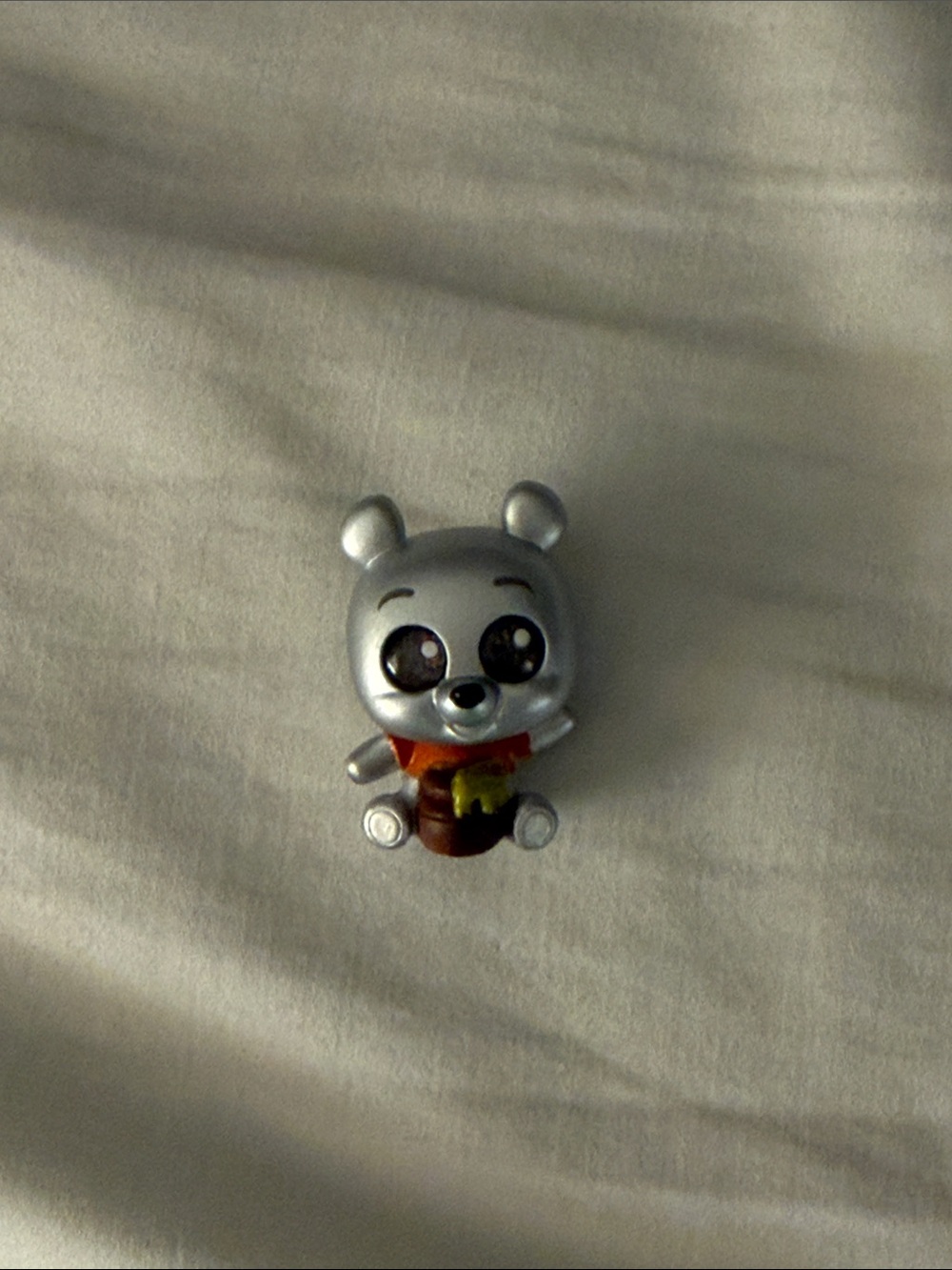 Doorable Pooh bear 100th annive Silver Kids Figurine Toy - Cute Collectible